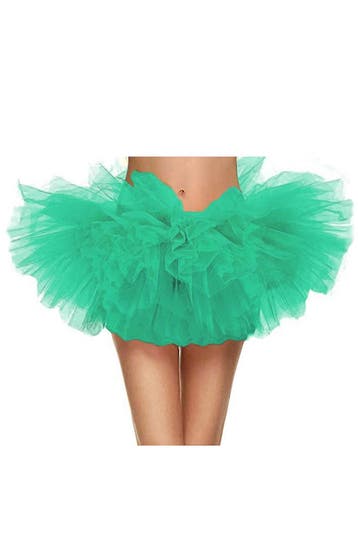 Korte Tutu Mintgroen Tule Rokje L XL XXL Mint Groen Petticoa, Ophalen of Verzenden, Nieuw, Carnaval