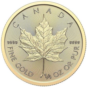 1/4 oz - Goud .999 - 2026 Goldmümze Maple Leaf - Zonder