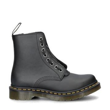 Dr. Martens 1460 Pascal front zip rits- & gesloten boots, Verzenden, Zwart, Lage of Enkellaarzen, Nieuw