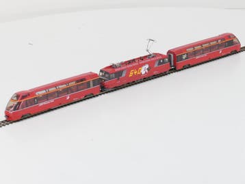 Schaal H0m Bemo 7259 100 Bernina panorama express ontwerp..., Ophalen of Verzenden, Zo goed als nieuw, Gelijkstroom, Overige typen