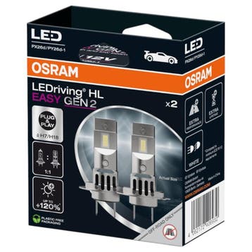 Osram H7/H18 LEDriving HL Easy Gen2 - 2 stuks, Verzenden, Nieuw