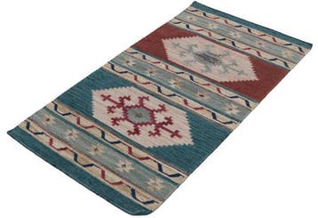 Kelim - Vloerkleed - 140 cm - 70 cm - Naturfarben, Nieuw