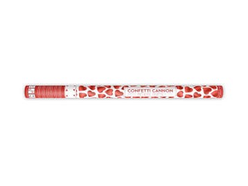 Confetti Shooter Rode Hartjes - 80 cm, Ophalen of Verzenden, Nieuw