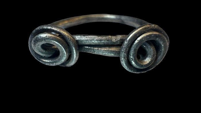 Viking periode Zilver Ring, Antiek en Kunst, Antiek | Overige Antiek