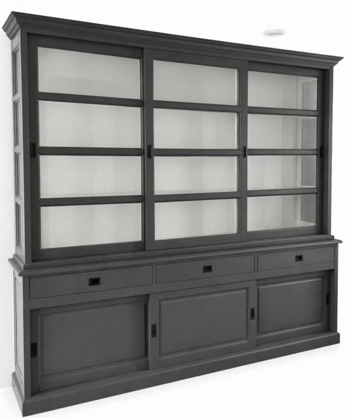 Buffetkast grijs Beverwijk 260 x 240cm, Huis en Inrichting, Kasten | Buffetkasten, Ophalen of Verzenden