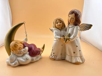 Goebel - Figuur - Engel mit Stern; schlafender Engel auf