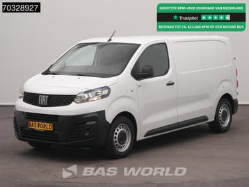 Fiat Scudo 145pk L2H1 Airco Cruise Parkeersensoren Euro6 L2, Stof, Gebruikt, Euro 6, Wit