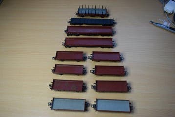 Märklin H0 - Modeltrein goederenwagonset (12) - 12 goederen, Nieuw