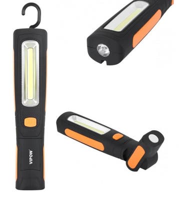 Werklamp - USB oplaadbaar - magnetisch - met haak, Caravans en Kamperen, Ophalen of Verzenden, Nieuw