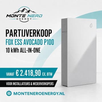 Fox ESS P100 Thuisbatterij 10 kWh – Partijverkoop, Verzenden, Nieuw