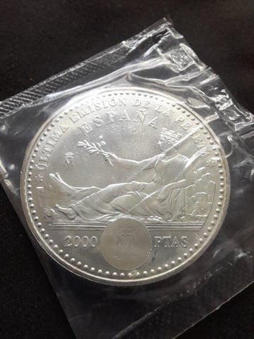 Spanje. 2000 Pesetas 2001 (Zonder minimumprijs)