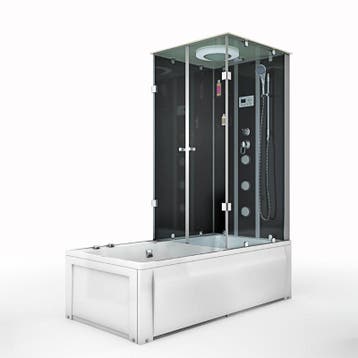 Douche- Bad Whirlpool Combi 180X90X222 Helos -L (Badkamer), Huis en Inrichting, Badkamer | Complete badkamers, Ophalen of Verzenden