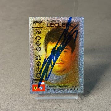 Ferrari - Topps 234 Turbo Attax Legacy Leclerc Signed -, Nieuw