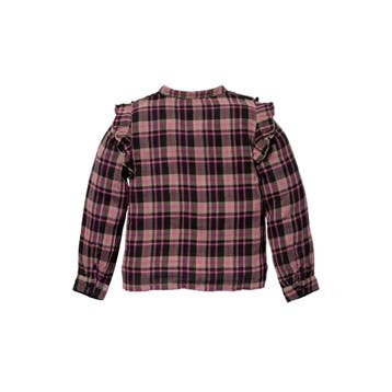 Blouse -- Katinka - 98/104 / Bruin, Verzenden, Nieuw