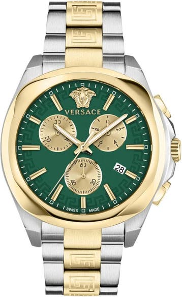 Versace VE3CA0623 Chrono Lady dameshorloge 40 mm, Sieraden, Tassen en Uiterlijk, Overige merken, Staal, Verzenden, Polshorloge