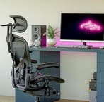 Herman Miller Aeron Remastered Graphite Met Atlas Hoofdsteun, Huis en Inrichting, Bureaustoelen, Verzenden, Nieuw