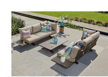 Suns Stockholm lounge set 3 pcs:2 x  3-seater with corner, Tuin en Terras, Nieuw