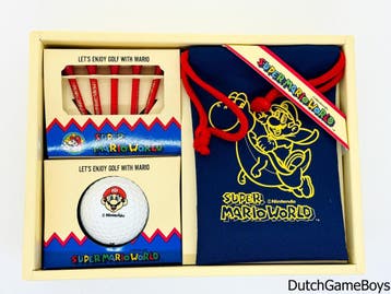 Super Mario World - Golf Ball / Tee / Pouch - Gift Set, Verzamelen, Verzenden, Gebruikt