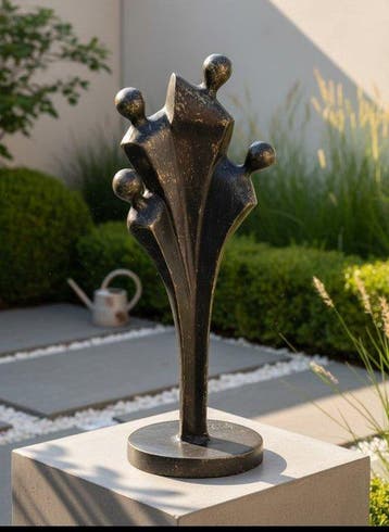 Ben Wouters (XX) - sculptuur, Abstract Family of Four - 33