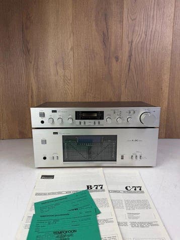 Sansui - B-77 & C-77 / Matching Pre/Power Amplifier Stack, Nieuw