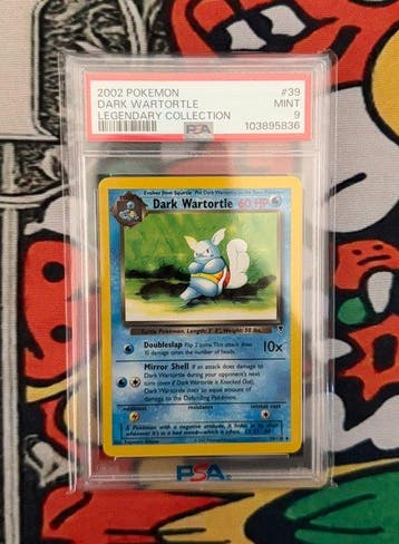 Pokémon - 1 Graded card - Wartortle #39 - PSA 9 - WOTC -, Hobby en Vrije tijd, Nieuw