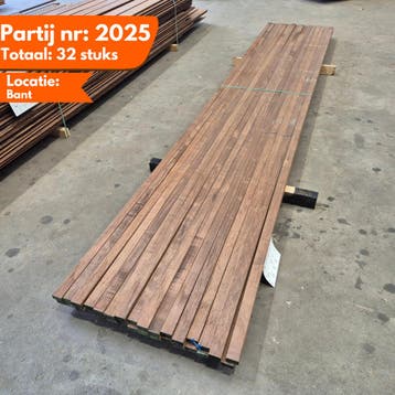 Partij thermo Frake Balken 4250x49x25mm, Doe-het-zelf en Verbouw, Ophalen of Verzenden, Nieuw