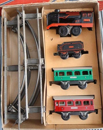 HWN Heinrich Wimmer Nurenberg - Speelgoed trein loc.E172 -