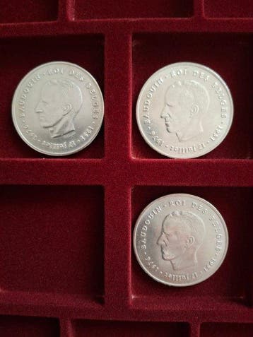 België. 250 Francs 1976, 3 x (Zonder minimumprijs)
