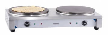 Dubbele Elektrische Crêpe | 35cmØ Casselin, Verzenden, Nieuw in verpakking