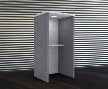 Akoestische Belcel - 225x108x100cm - Inclusief verlichtin..., Zakelijke goederen, Kantoor en Winkelinrichting | Kantoormeubilair en Inrichting