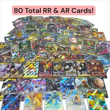 Pokémon - 80 Card - RR-AR - Various sets, Nieuw