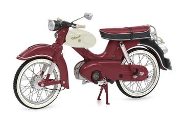 Schuco Kreidler Florett Super Rood / Beige Schaal 1:10, Ophalen of Verzenden, Nieuw, Overige typen