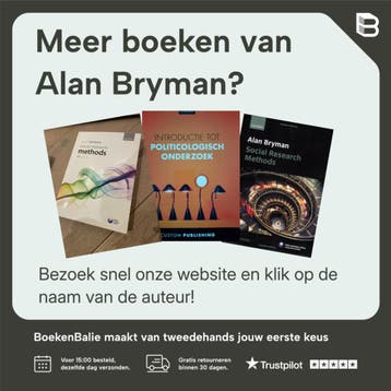Social Research Methods - Alan Bryman 9780199689453, Verzenden, Gelezen, Alan Bryman