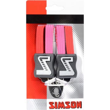 SIMSON Snelbinder Trio kort met 3 binders - roze/rood, Ophalen of Verzenden, Nieuw, Overige merken