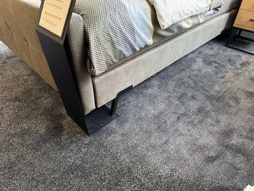 V2800 boxspringset vlak 180/210 kompleet LAATSTE SHOWROOM, Verzenden, Nieuw, Wit