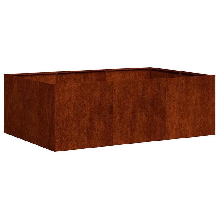 Cortenstaal Bloembak 120cm - Tweedekansje | OP=OP, Tuin en Terras, Bloembakken en Plantenbakken, 30 tot 60 cm, 100 cm of meer