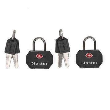 Hangslot | Master Lock | 4681EURTBLK | 30 mm | 2 stuks, Verzenden, Nieuw