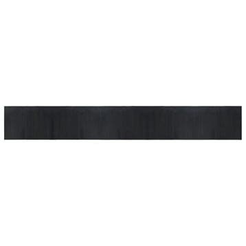 Bamboe mat 70x500 zwart - voordelig retourproduct, Zwart, 200 cm of meer, Zo goed als nieuw, Modern