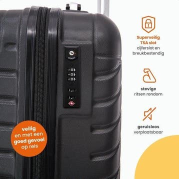 2dekans | Goliving Handbagage Koffer met Wielen – 53 x 35 x, Sieraden, Tassen en Uiterlijk, Koffers, Ophalen of Verzenden, Zo goed als nieuw