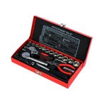 Metrische doppen en bitset - 3/8 inch doppen met ratel – 1/4, Ophalen of Verzenden, Nieuw