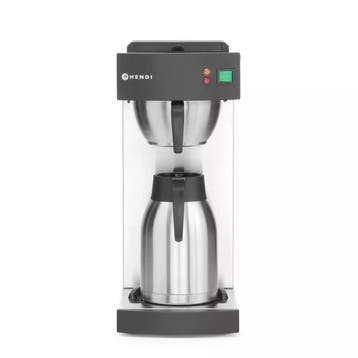 HENDI Filter koffiezetapparaat – 2L – RVS – Veiligheid, Ophalen of Verzenden, Nieuw