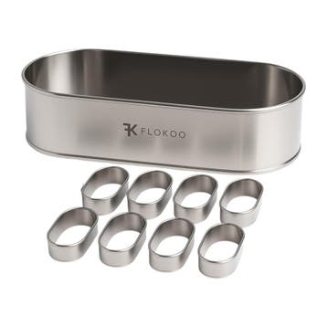 Sloffenring - Verstelbaar Bakframe - RVS - 27 - 40 cm, Verzenden, Nieuw