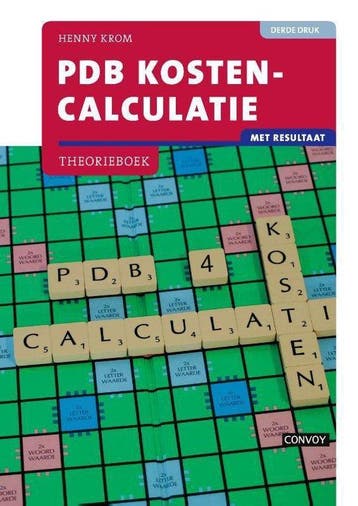 9789463171656 PDB Kostencalculatie met resultaat, Boeken, Verzenden, Zo goed als nieuw, H.M.M. Krom