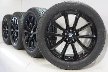 BMW X5 G05 X6 G06 750 20 inch velgen Bridgestone Runflat Win, Gebruikt, Velg(en), 20 inch, Winterbanden