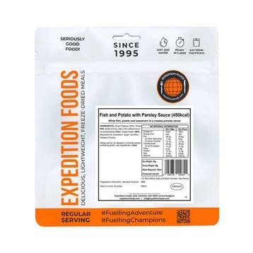 Vis en Aardappel met Peterseliesaus - Expedition Foods