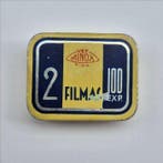 VEF Minox, Valsts, Riga original Yellow Metal Box- 1930s/40s, Nieuw