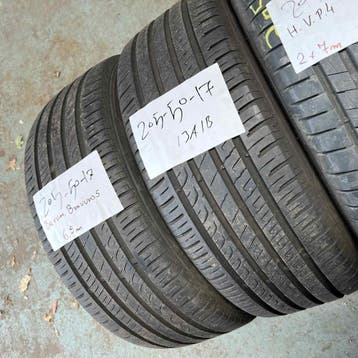 2 x Barum Bravuris 205-50-17 Zomerbanden 6,5mm, Gebruikt, 17 inch, Band(en), Personenwagen
