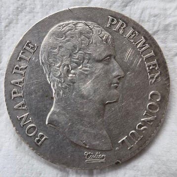 Frankrijk. Consulaat (1799-1804). 5 Francs An XI-A, Paris