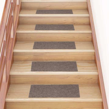 vidaXL Trapmatten zelfklevend 15 stuks 60x25 cm beige, Verzenden, Nieuw