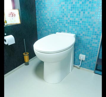 Broyeurtoilet Sani-Start dual flush, Doe-het-zelf en Verbouw, Verzenden, Nieuw, Toilet
